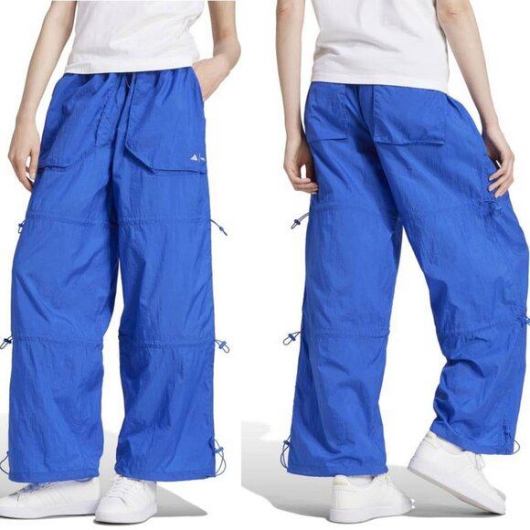 Adidas x moon boot Parachute Pants in Power Blue Sz M - Picture 1 of 12